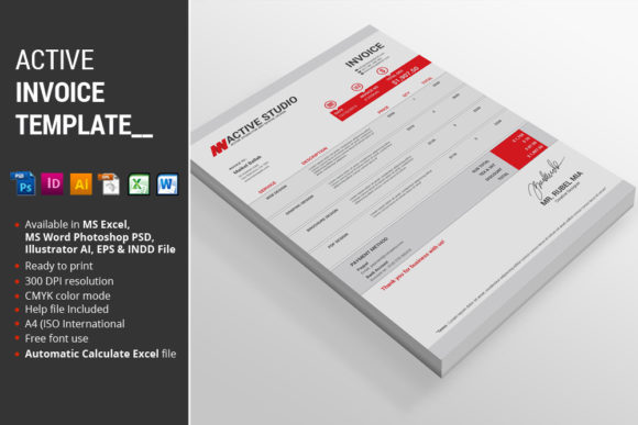 Active Invoice Template: Streamline Your Business Billing