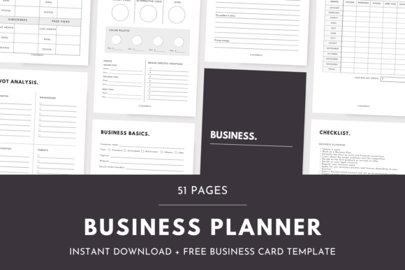 Business Planning Printable Workbook: Your Roadmap to Success