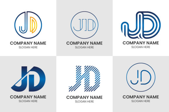Crafting a Cohesive Visual Identity with the Initial J D Letter Logo