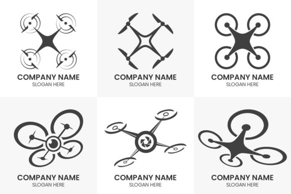 Crafting a High-Flying Brand: The Drone Service Logo Symbol