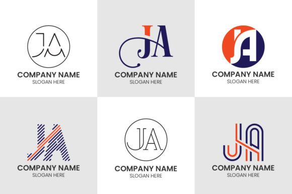Crafting a Timeless Brand: The Power of the J A Logo Set