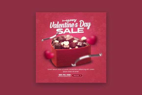 Design a Stunning Valentine's Day Sale Post That Converts