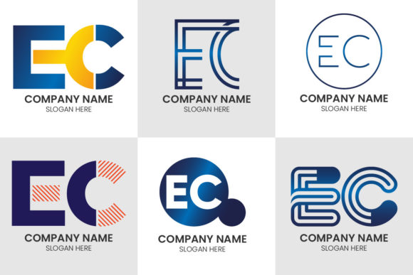 EC Letter Logo: Creative Modern Typography for Your Brand