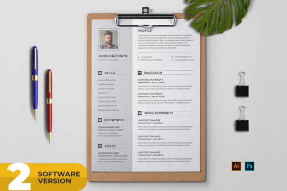 Land That Dream Job with a Polished, Two-Page Resume Template