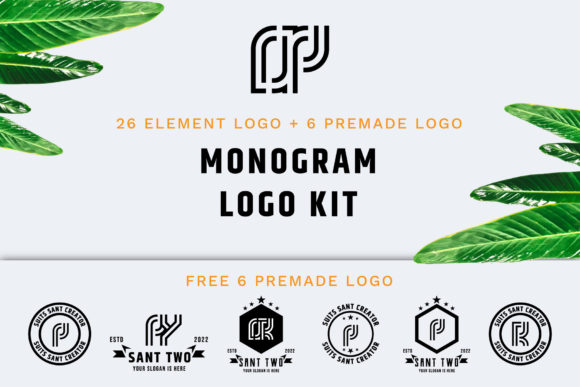 Monogram Logo Kit Vol-01: Your Shortcut to a Vintage Brand Identity