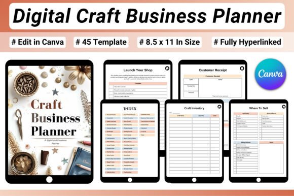 Organize Your Creative Empire with a Digital Craft Business Planner