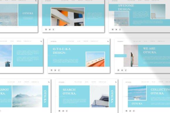 OTSUKA: A Minimalist Google Slides Template for Modern Brands