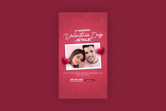 Romantic Valentine's Day Instagram Story: A Template for Love