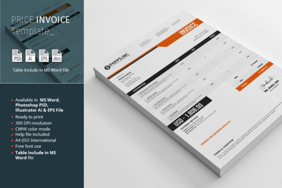 Streamline Your Billing: The Modern Price Invoice Template