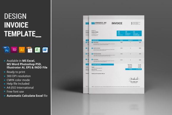 Streamline Your Billing with a Professional Design Invoice Template
