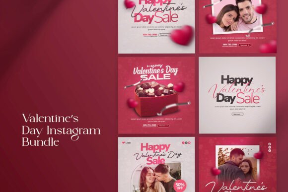 Valentine's Day Social Media Bundle: A Designer's Secret Weapon
