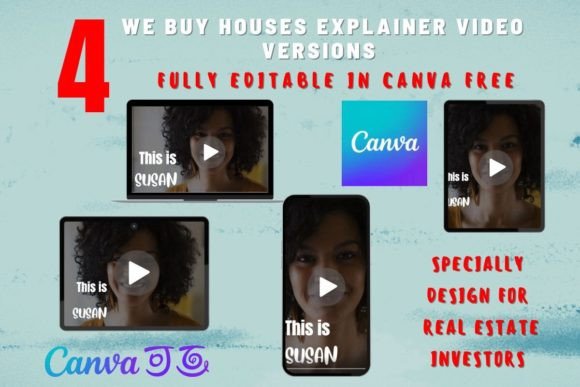 Visual Storytelling for Real Estate: The We Buy Houses Video Canva Template
